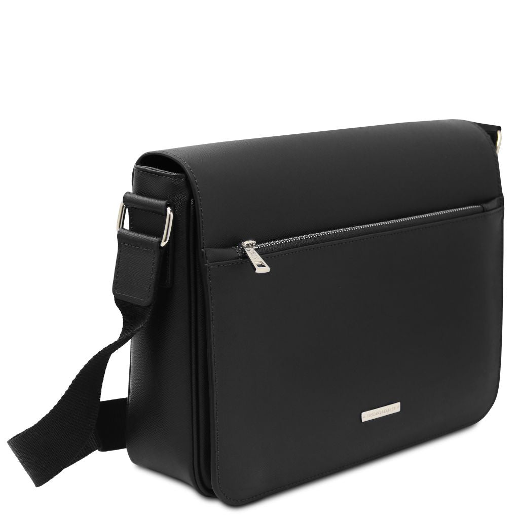 messenger-saffiano-leather-messenger-bag-tl142549 - Musta - kuva 2