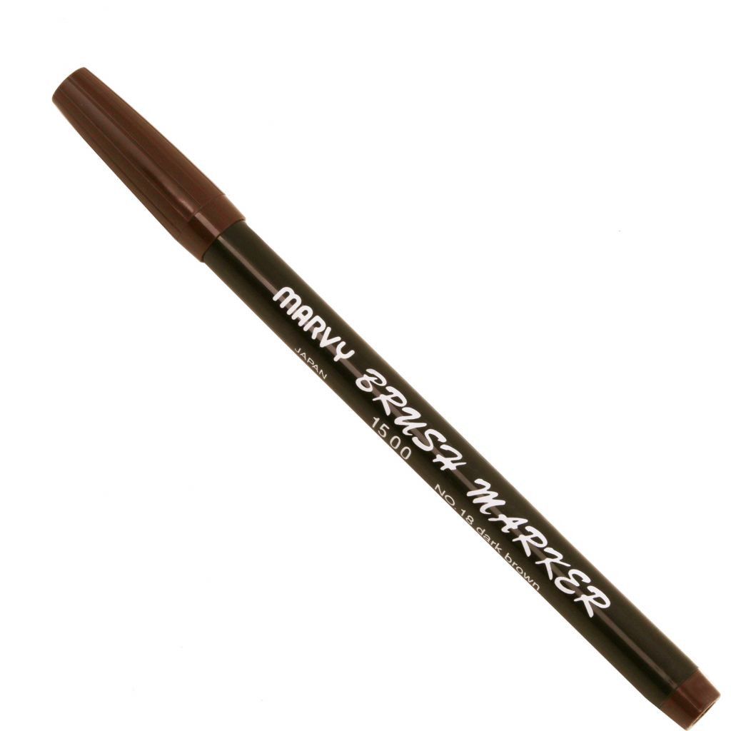 brush-marker-leather-repair-pen-tl141530 - Tummanruskea