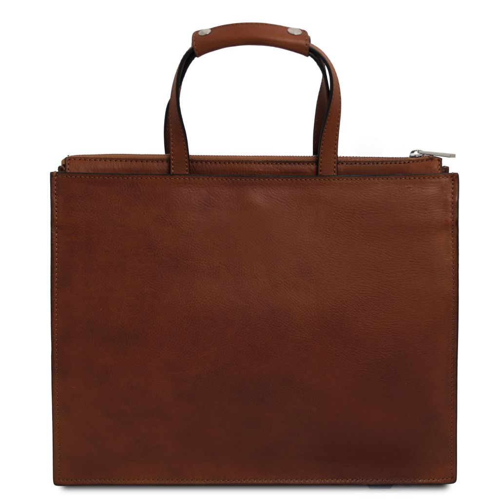 palermo-leather-briefcase-3-compartments-for-women-tl142452 - Ruskea - kuva 3