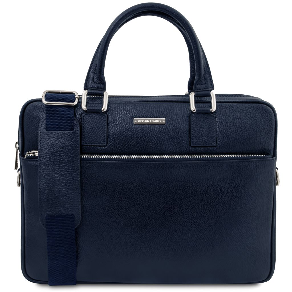 ferrara-leather-laptop-briefcase-tl142548 - Tummansininen