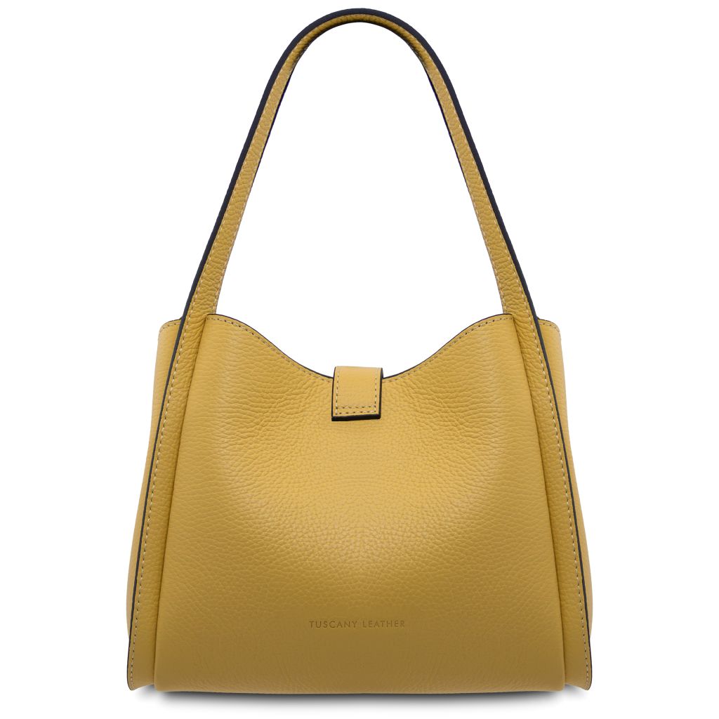 soave-soft-leather-handbag-tl142583 - Pastellinkeltainen - kuva 3