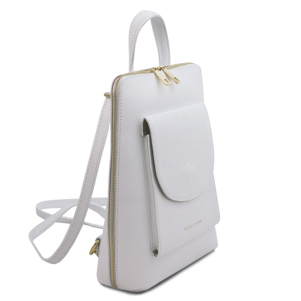 tl-bag-small-leather-backpack-for-women-tl142092 - Valkoinen - kuva 2