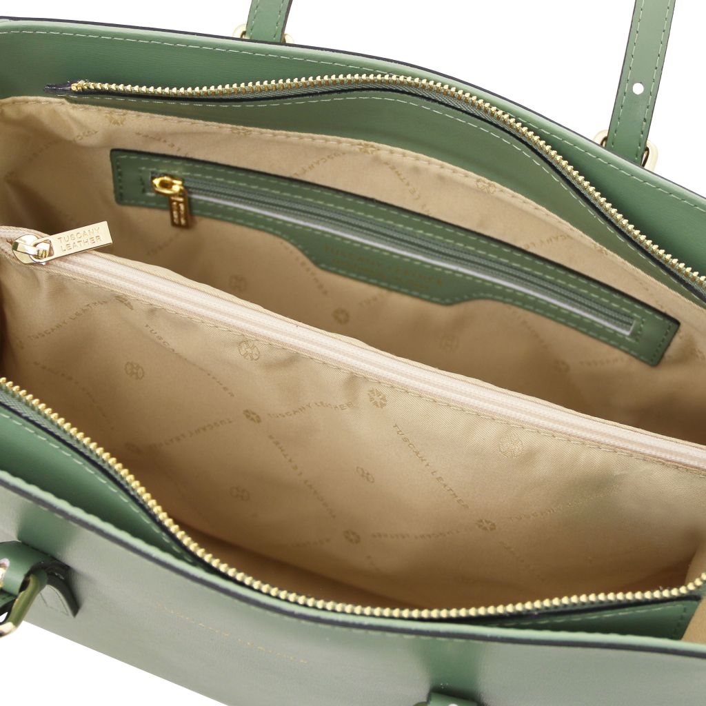 tl-bag-leather-shoulder-bag-tl142037 - Mintunvihreä - kuva 5