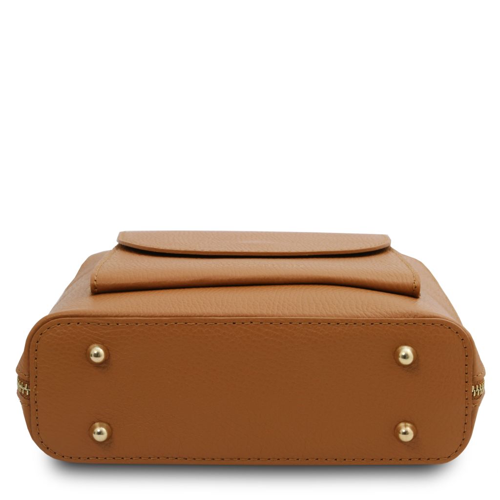 tl-bag-small-leather-backpack-for-women-tl142092 - Konjakki - kuva 4