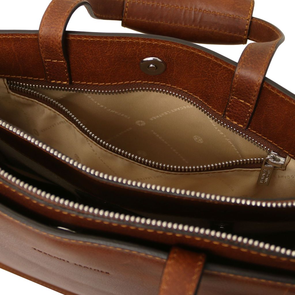 palermo-leather-briefcase-3-compartments-for-women-tl142452 - Ruskea - kuva 7