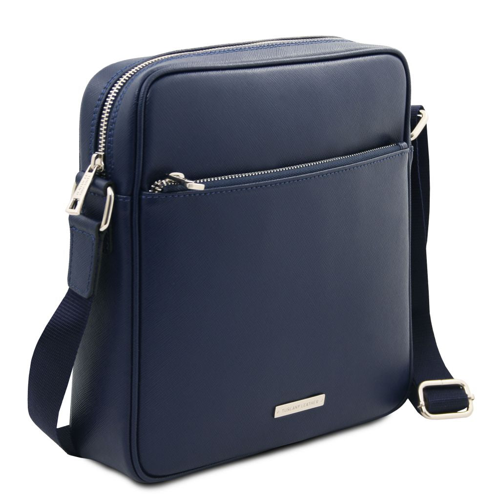 luke-saffiano-leather-crossbody-bag-for-men-tl142550 - Tummansininen - kuva 2
