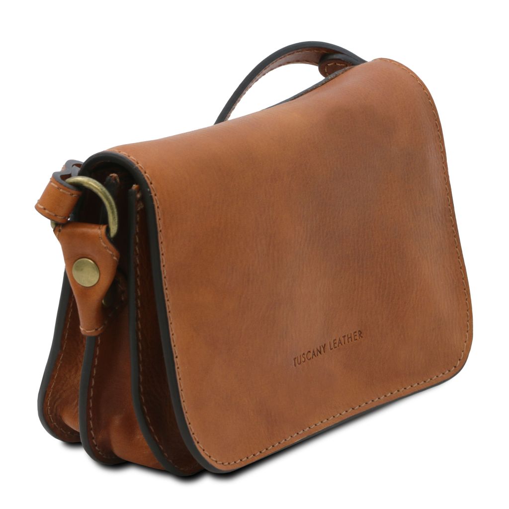 carmen-leather-shoulder-bag-with-flap-tl141713 - Luonnonväri - kuva 2