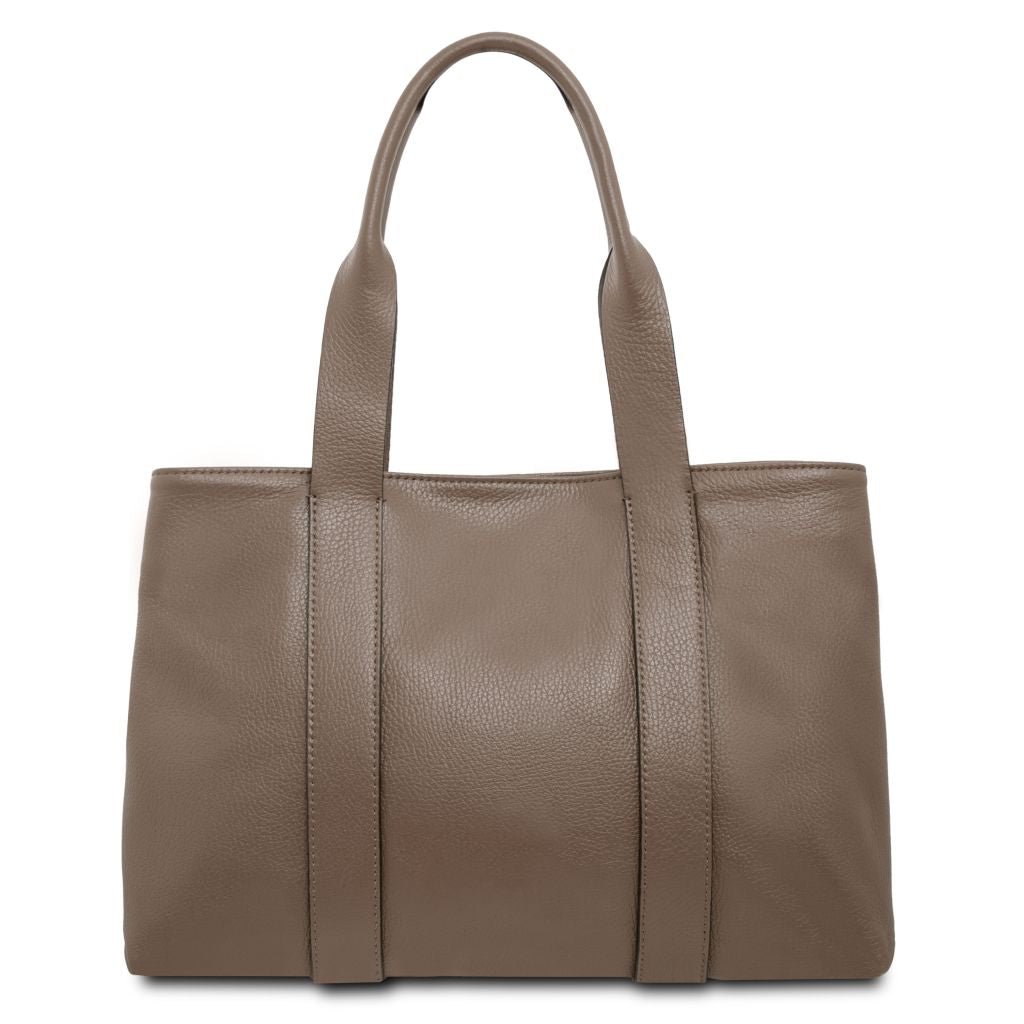 callie-soft-leather-shoulder-bag-tl142415 - Tumma taupe - kuva 3