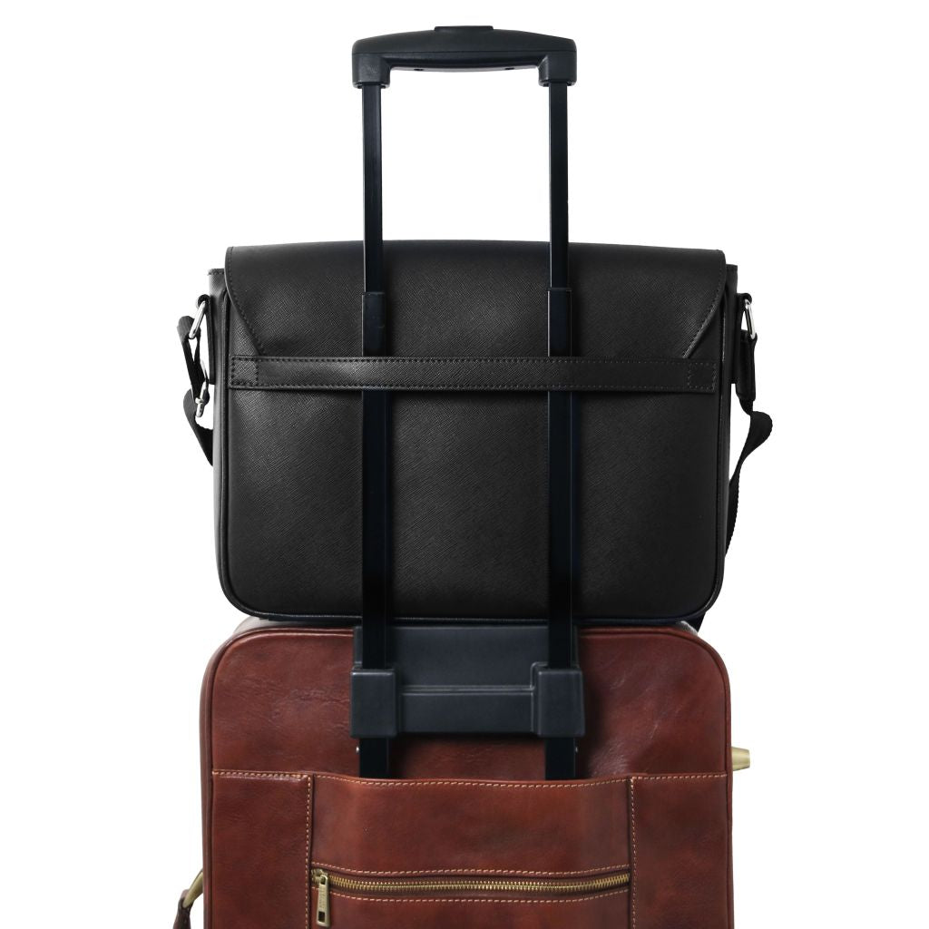 messenger-saffiano-leather-messenger-bag-tl142549 - Musta - kuva 5