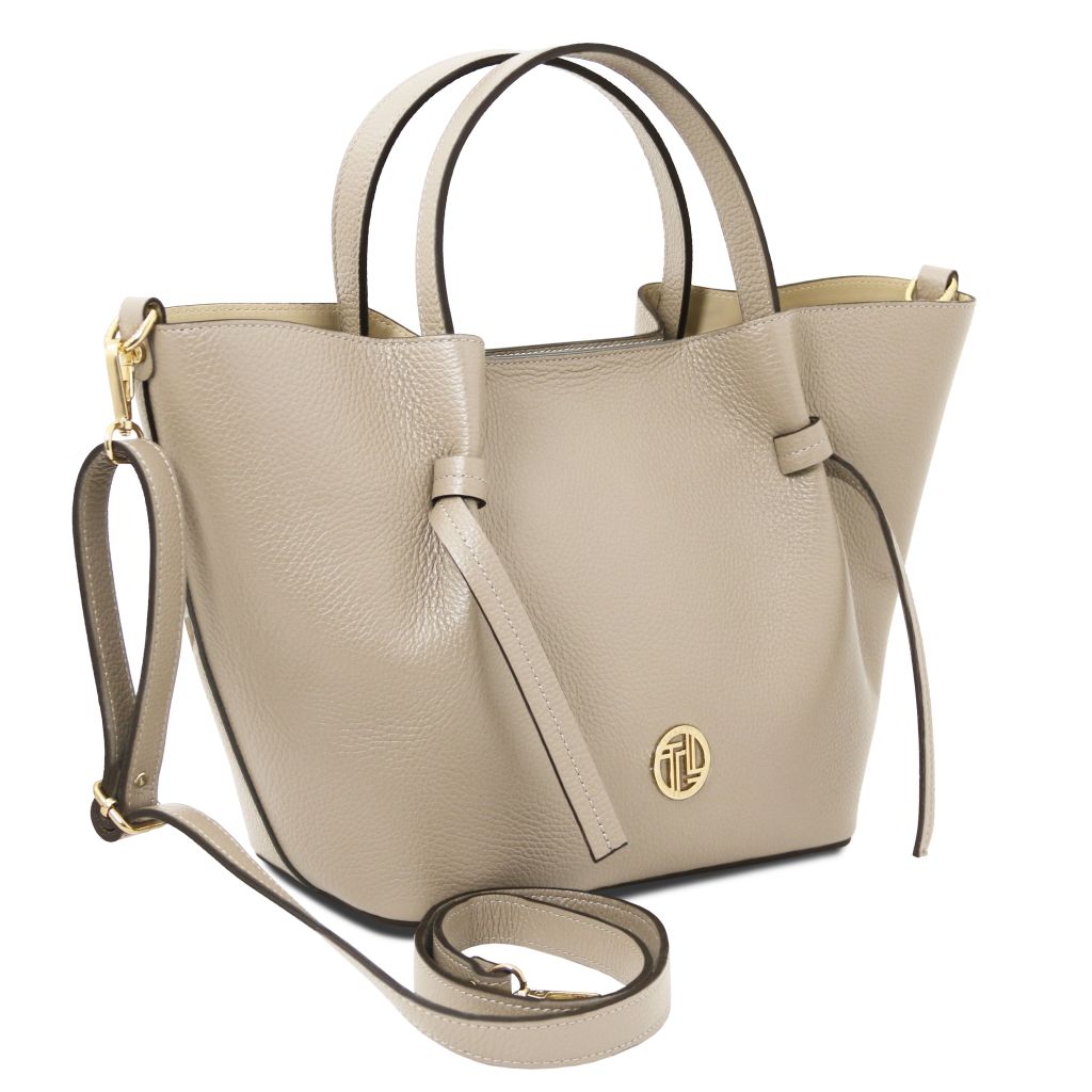 legame-leather-shopping-bag-large-size-tl142481 - Vaalea taupe - kuva 2