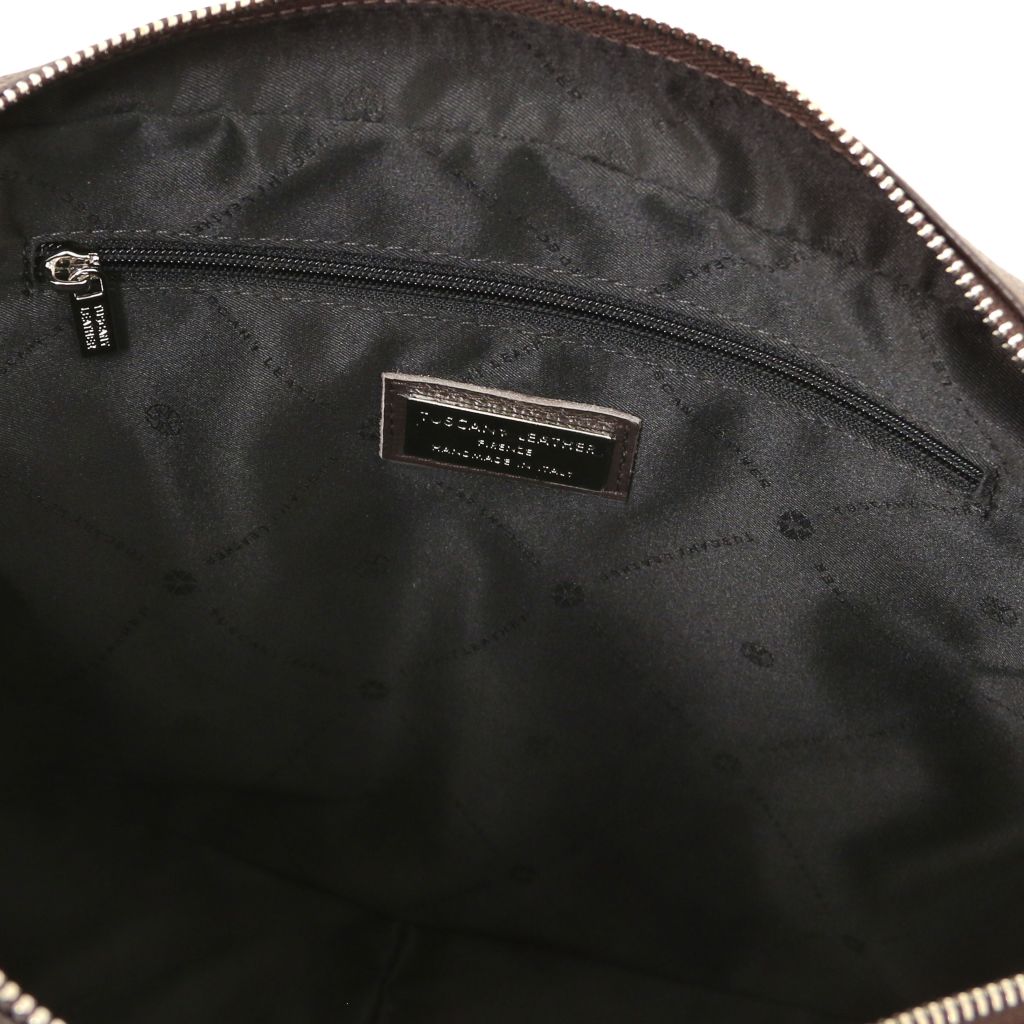 treviso-leather-laptop-briefcase-tl142546 - Tummanruskea - kuva 5