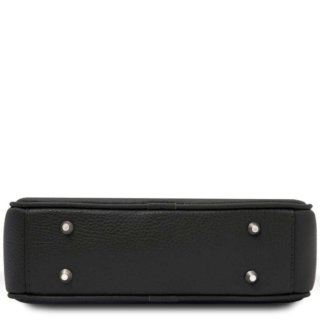 cubetto-leather-shoulder-bag-tl142499 - Musta - kuva 4