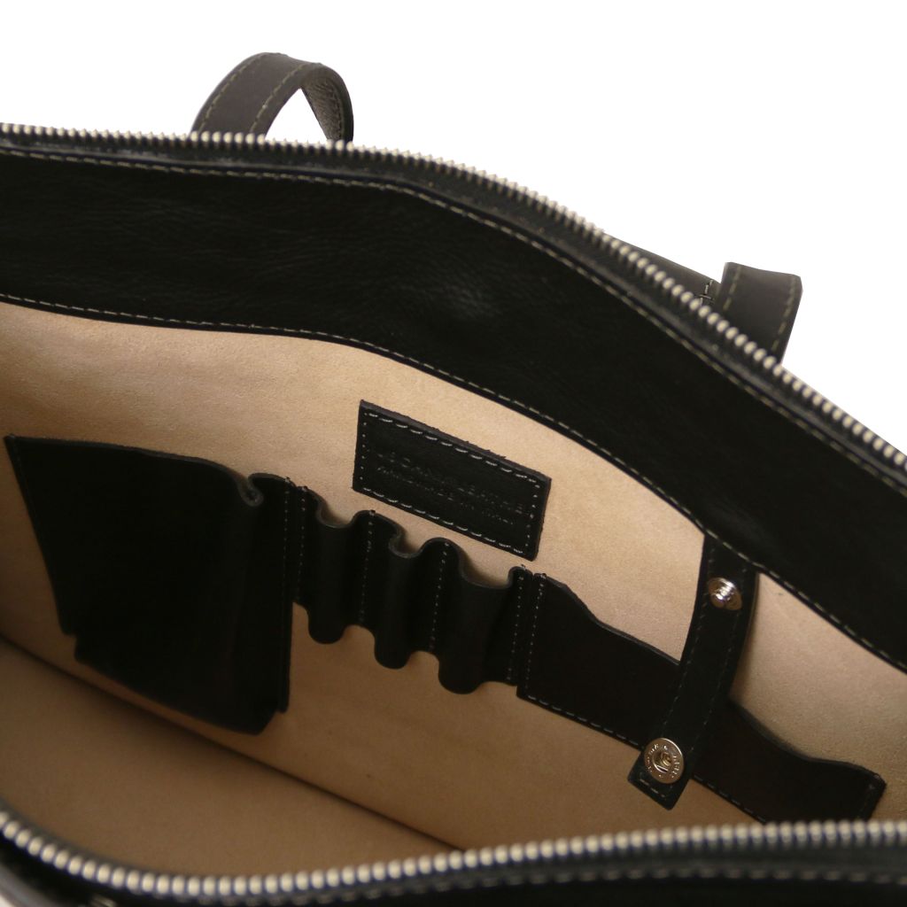 palermo-leather-briefcase-3-compartments-for-women-tl142452 - Musta - kuva 8