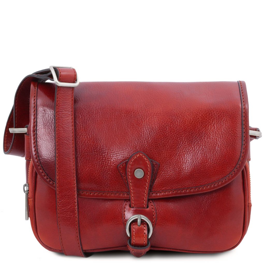 alessia-leather-shoulder-bag-tl142020 - Punainen