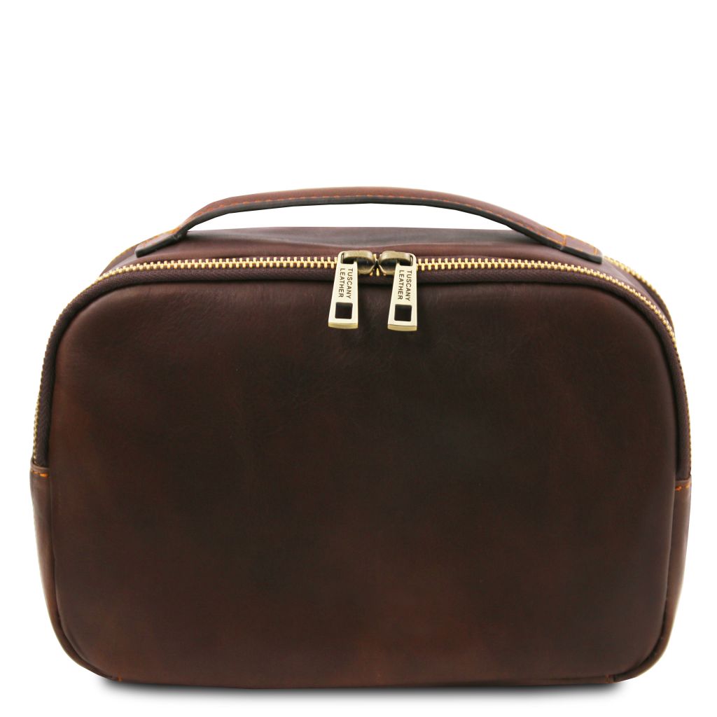 marvin-leather-toiletry-bag-tl142326 - Tummanruskea - kuva 3
