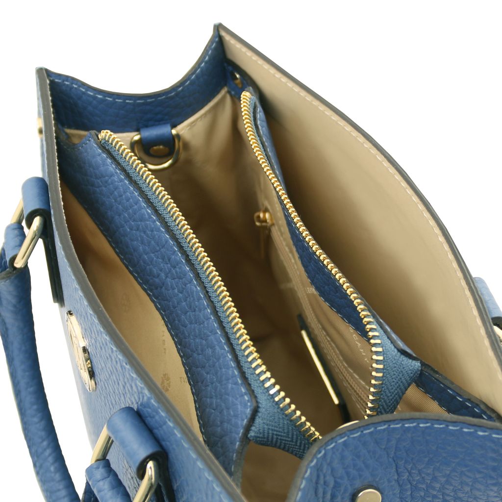 dama-leather-handbag-tl142565 - Deniminsininen - kuva 5