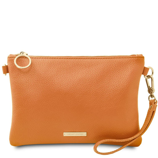 tl-bag-soft-leather-clutch-tl142029 - Aprikoosi