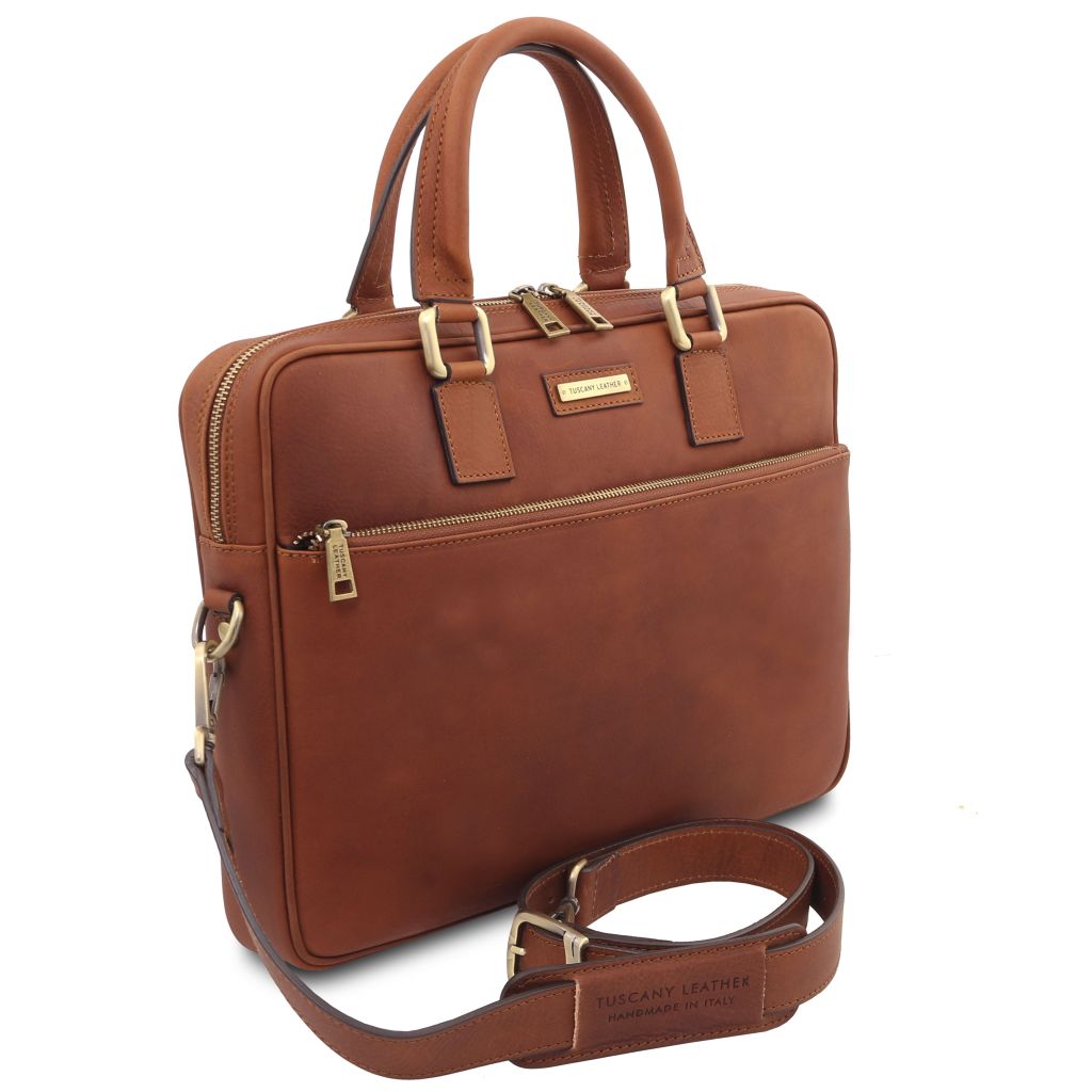 ferrara-leather-laptop-briefcase-tl142620 - Ruskea - kuva 2