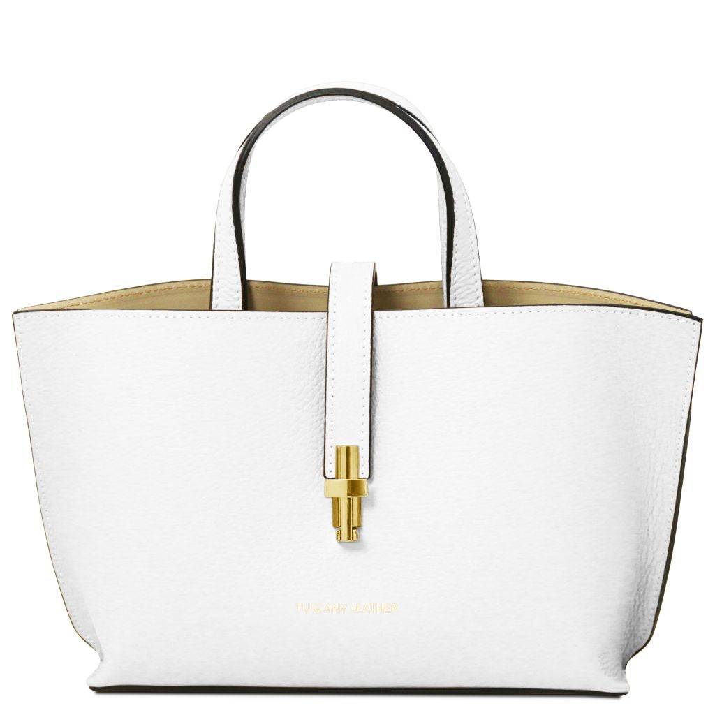 agatha-leather-handbag-tl142456 - Valkoinen
