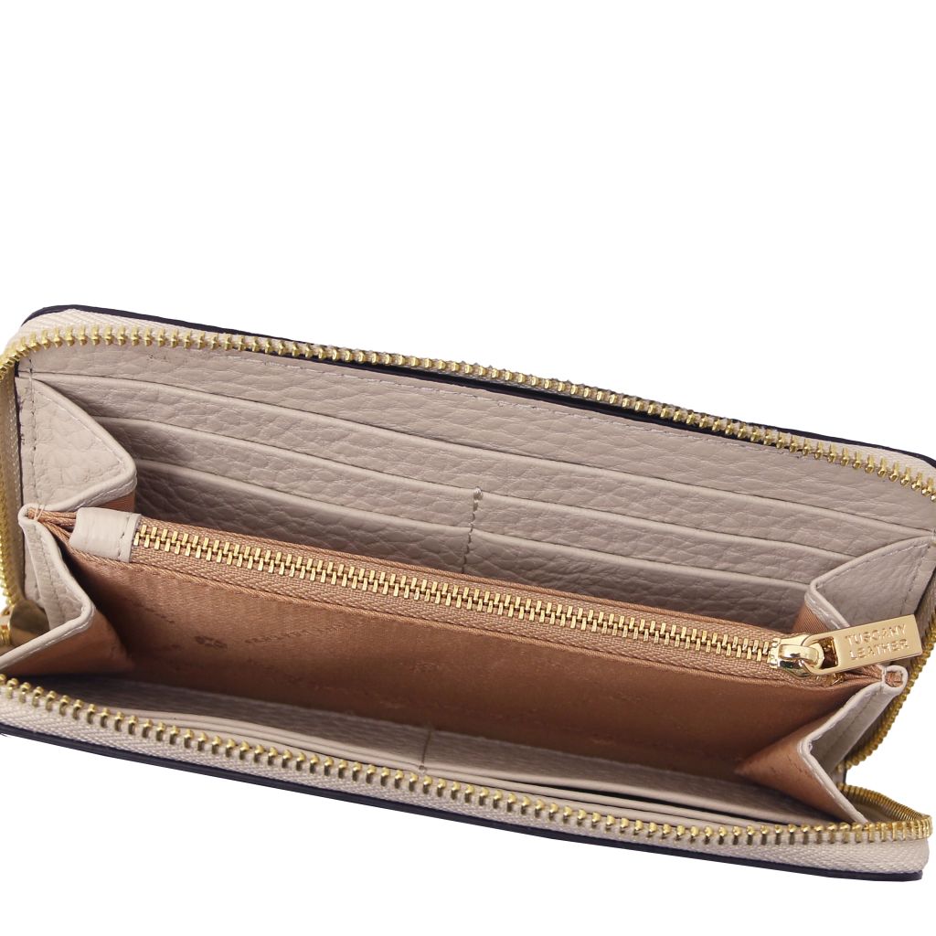 financier-exclusive-zip-around-leather-wallet-tl142494 - Beige - kuva 6