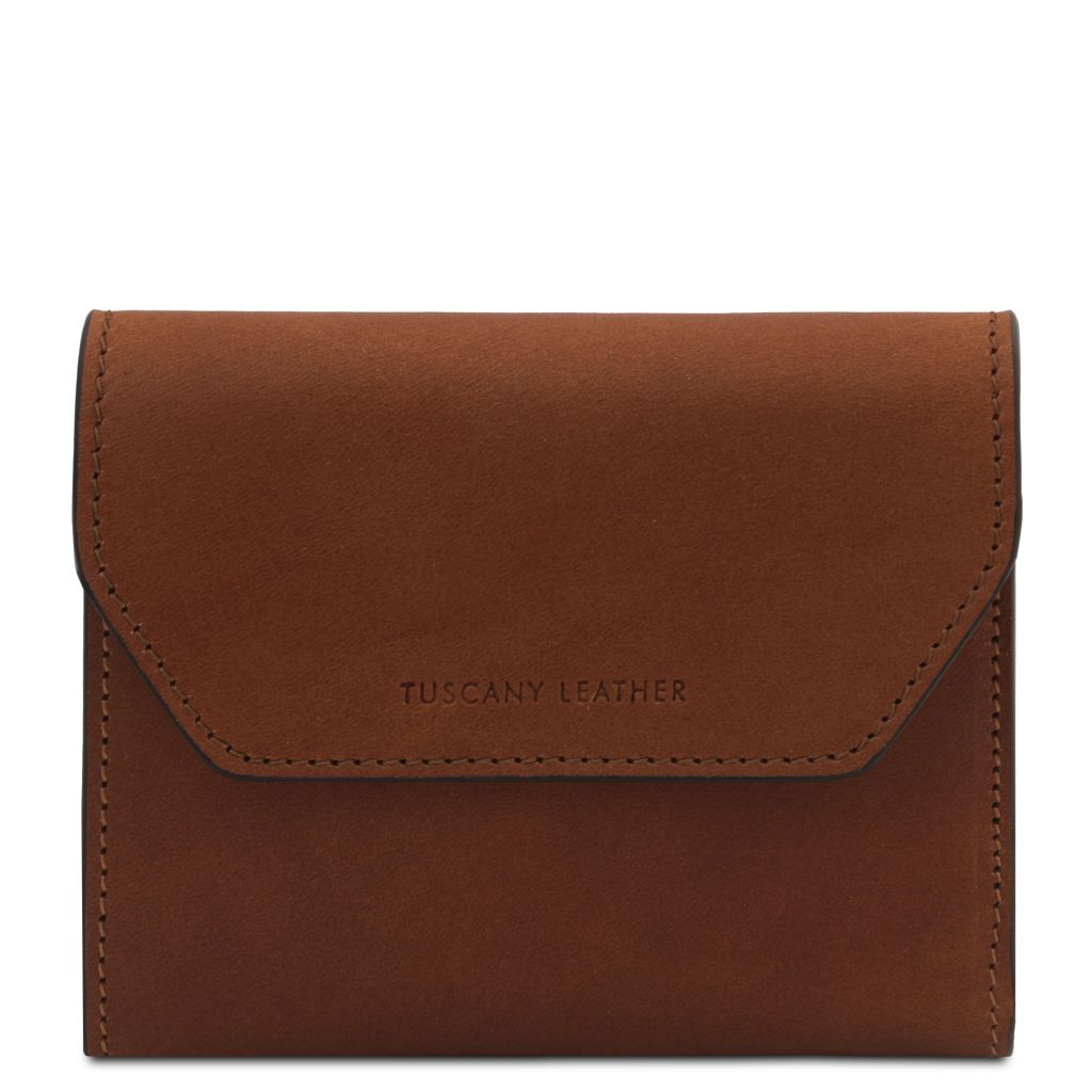 exclusive-leather-wallet-tl142603 - Ruskea