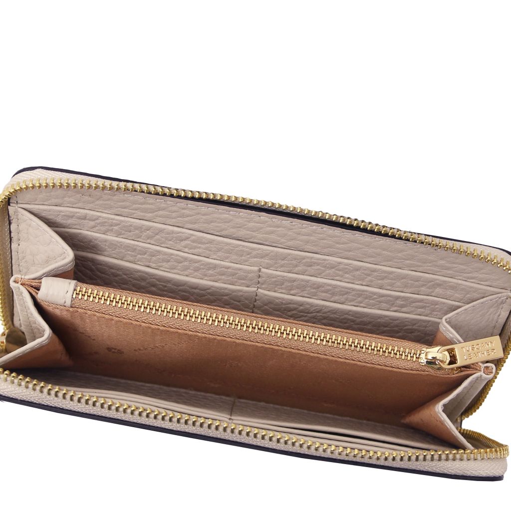 financier-exclusive-zip-around-leather-wallet-tl142494 - Beige - kuva 5