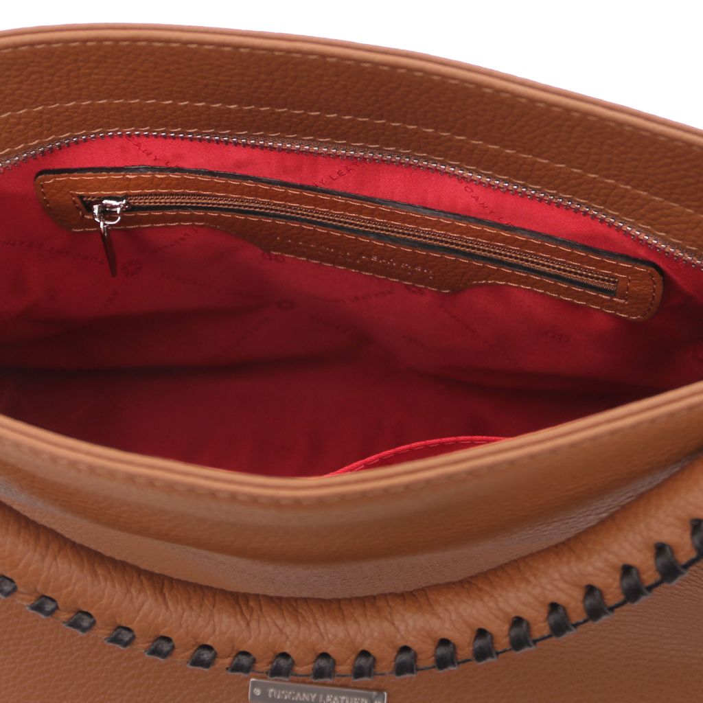 tl-bag-soft-leather-shoulder-bag-tl142087 - Konjakki - kuva 5