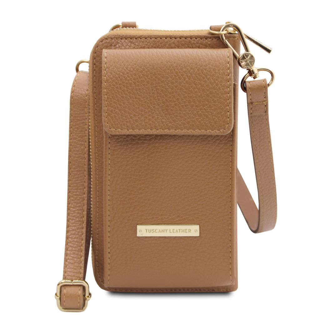 tl-bag-leather-wallet-phone-holder-with-strap-tl142323 - Karamelli