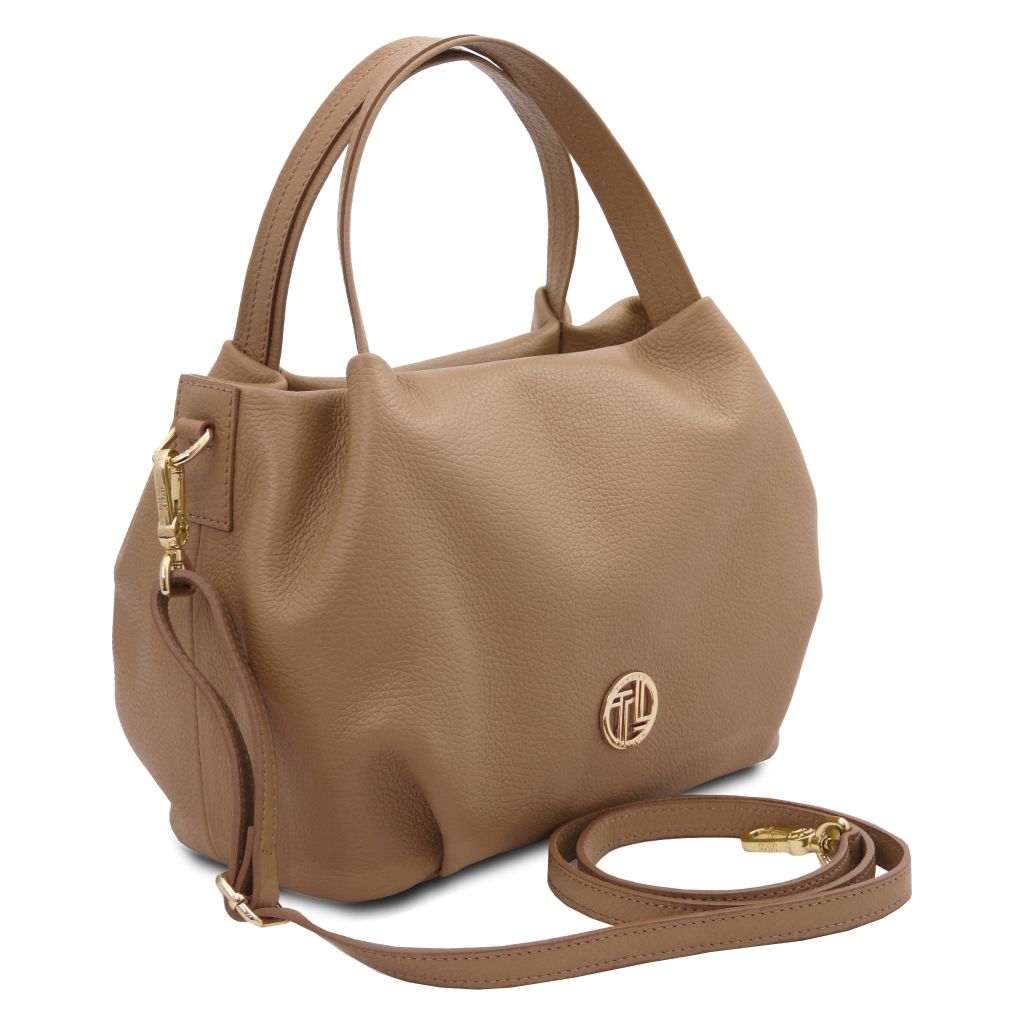 nora-soft-leather-handbag-tl142372 - Karamelli - kuva 2