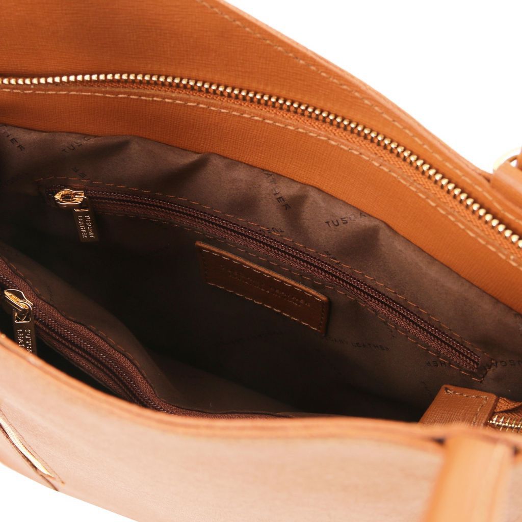 patty-saffiano-leather-convertible-backpack-shoulderbag-tl141455 - Konjakki - kuva 5