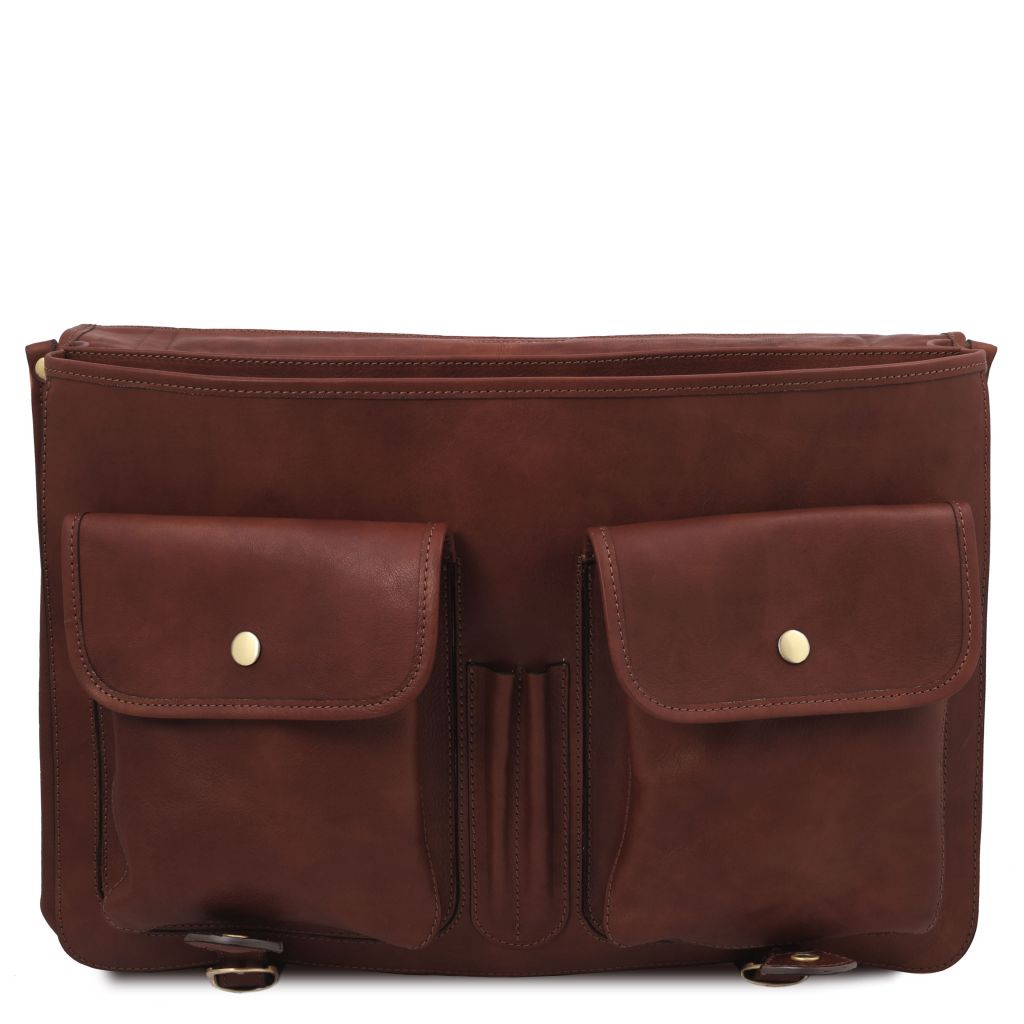 ancona-leather-messenger-bag-tl142073 - Ruskea - kuva 4
