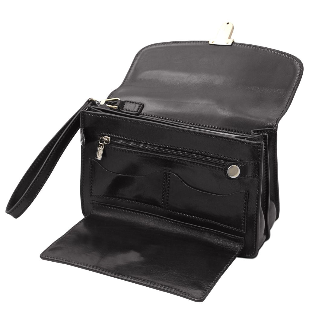 max-leather-handy-wrist-bag-tl8075 - Musta - kuva 5