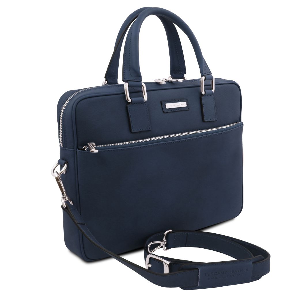 ferrara-leather-laptop-briefcase-tl142620 - Tummansininen - kuva 2