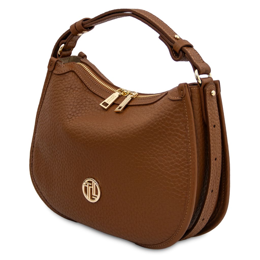 hoblo-soft-leather-handbag-tl142563 - Konjakki - kuva 2