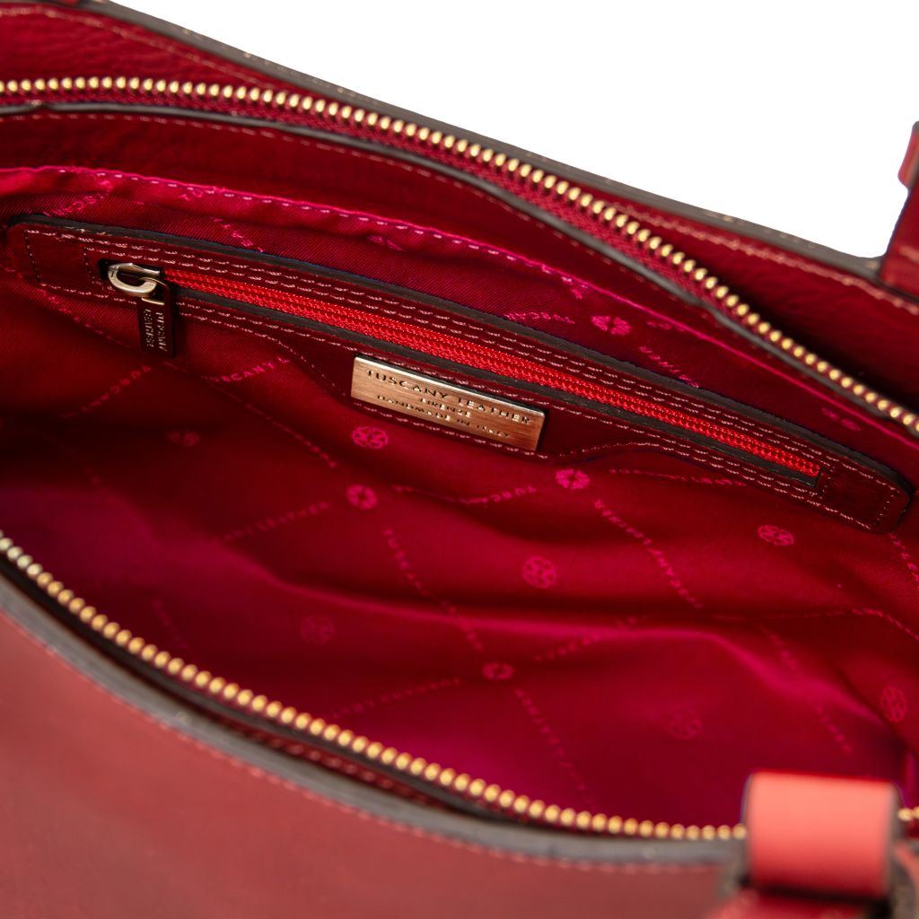 libra-leather-shoulder-bag-tl142562 - Punainen - kuva 6