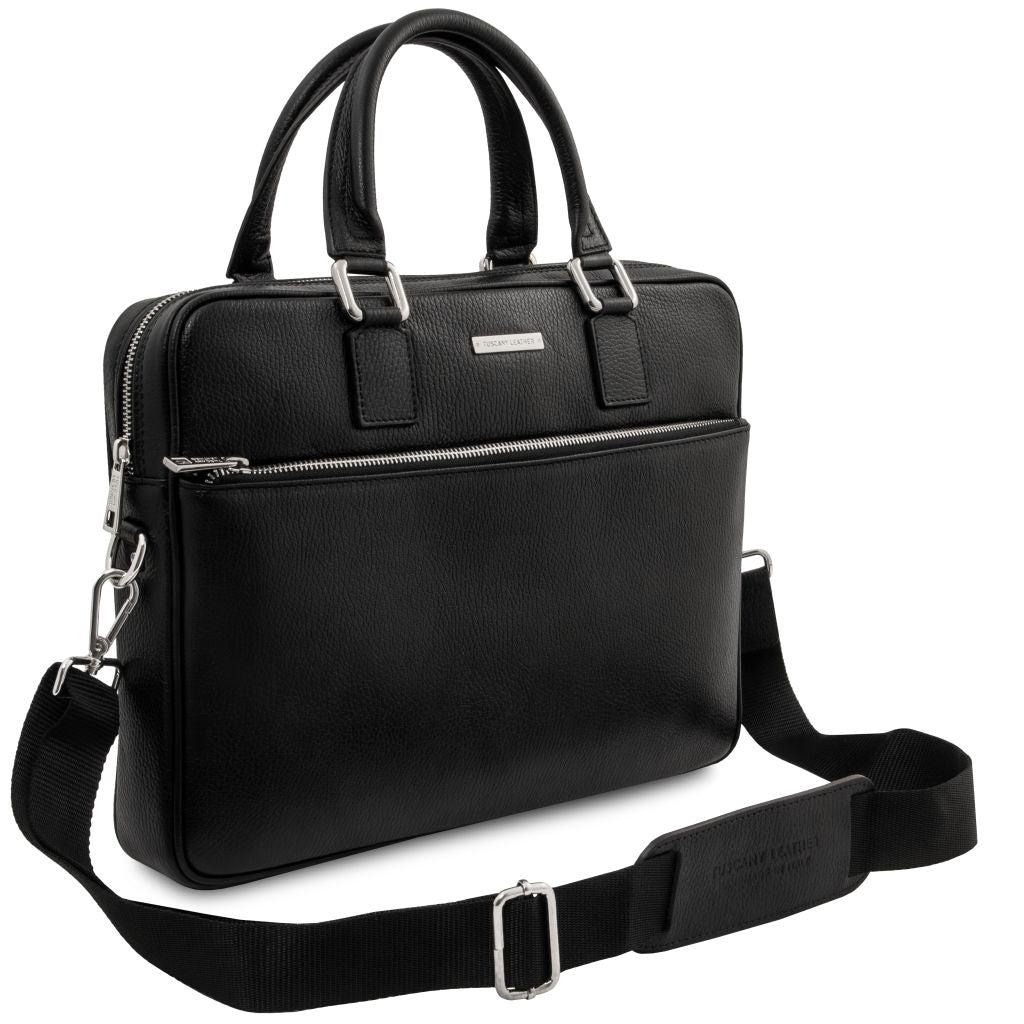 ferrara-leather-laptop-briefcase-tl142548 - Musta - kuva 2