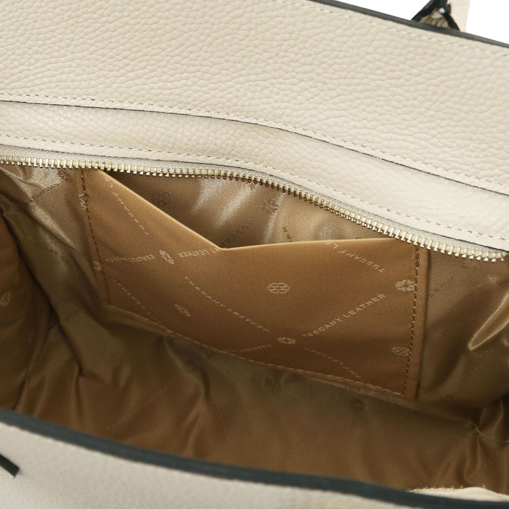 origami-leather-tote-tl142507 - Beige - kuva 6