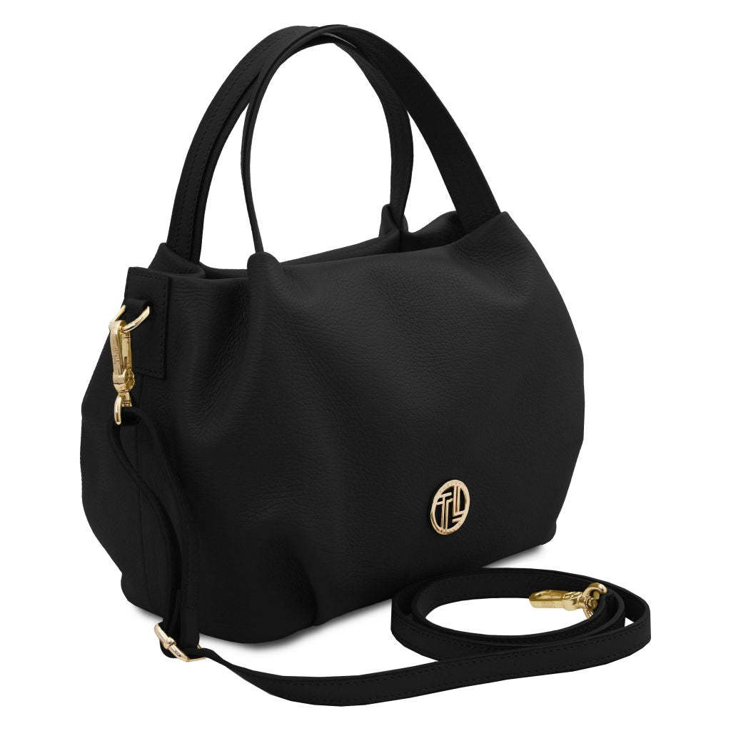 nora-soft-leather-handbag-tl142372 - Musta - kuva 2