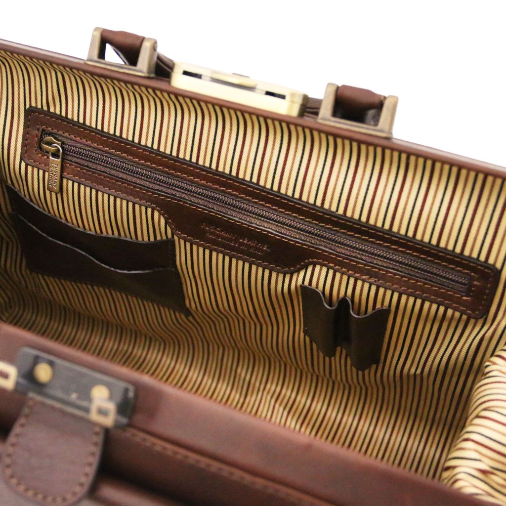 leonardo-exclusive-leather-doctor-bag-tl142342 - Tummanruskea - kuva 6