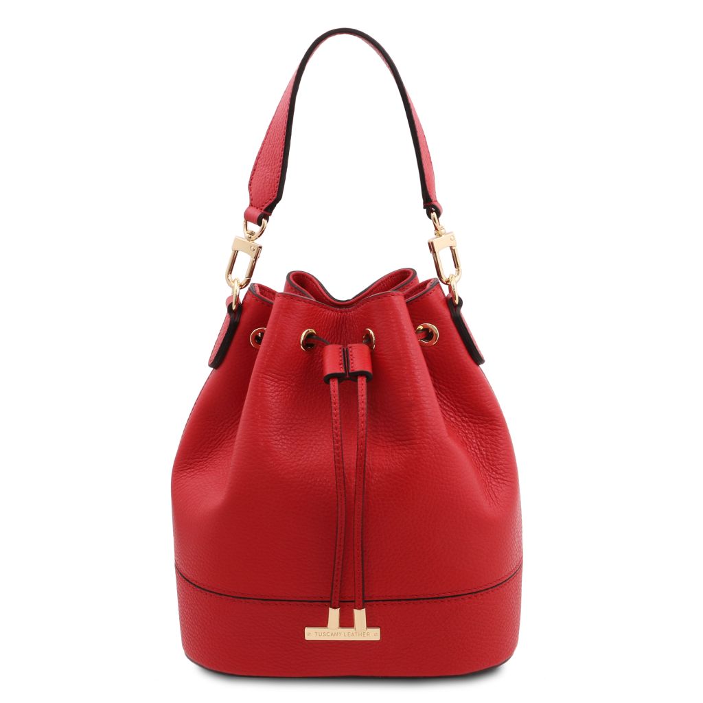 tl-bag-leather-bucket-bag-tl142146 - Huulipunainen