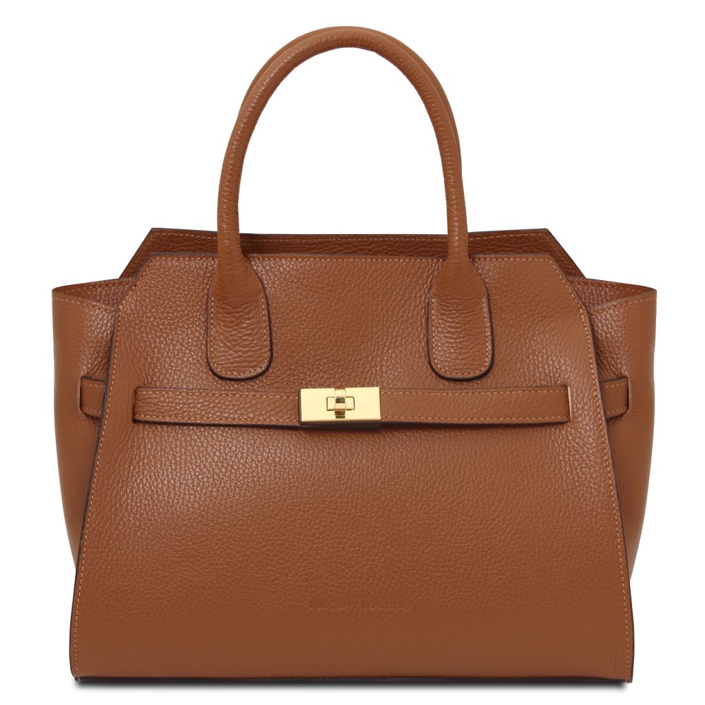 origami-leather-tote-tl142507 - Konjakki