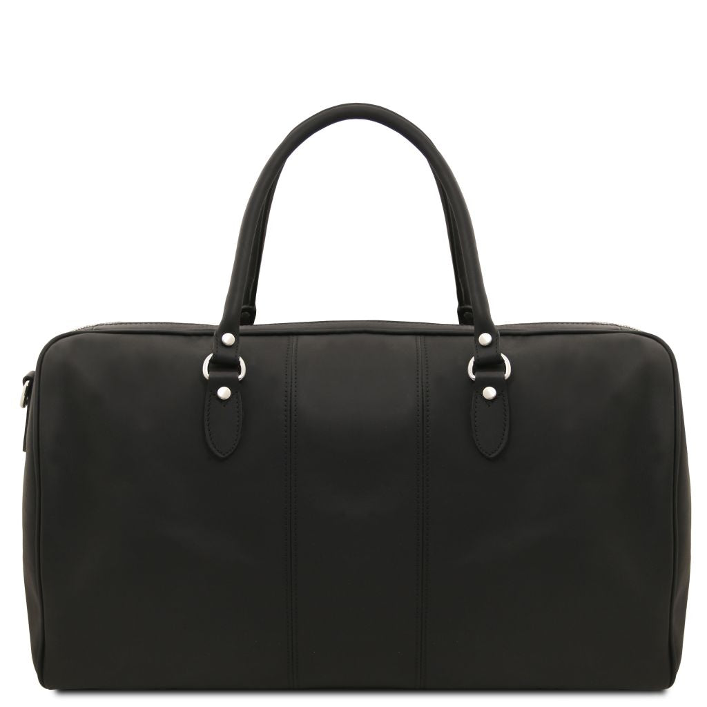 lisbona-travel-leather-duffle-bag-large-size-tl142557 - Musta - kuva 3