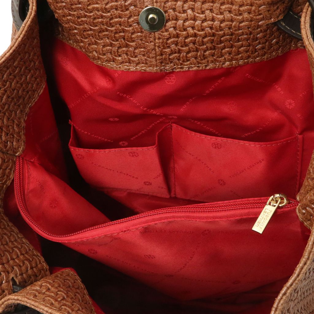 tl-keyluck-woven-printed-leather-shopping-bag-tl141573 - Kaneli - kuva 5