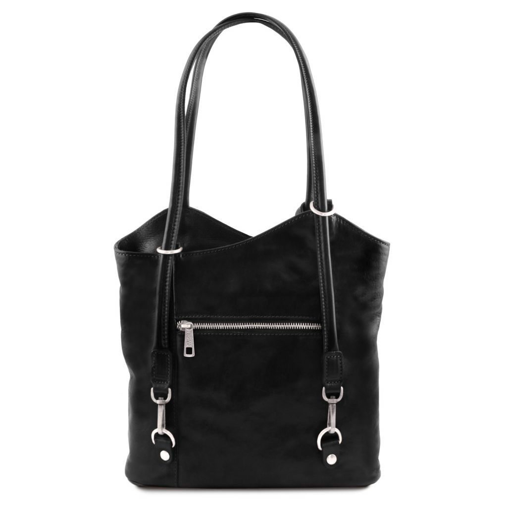 patty-leather-convertible-backpack-shoulderbag-tl141497 - Musta - kuva 3