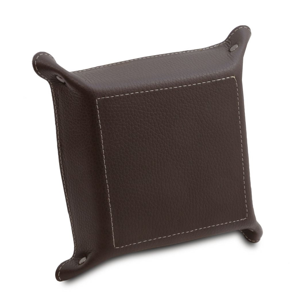 leather-valet-tray-tl142159 - Tummanruskea - kuva 3