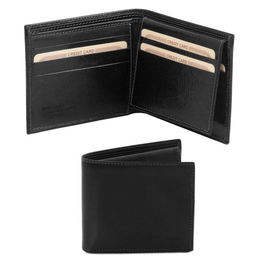 exclusive-3-fold-leather-wallet-for-men-tl141353 - Musta