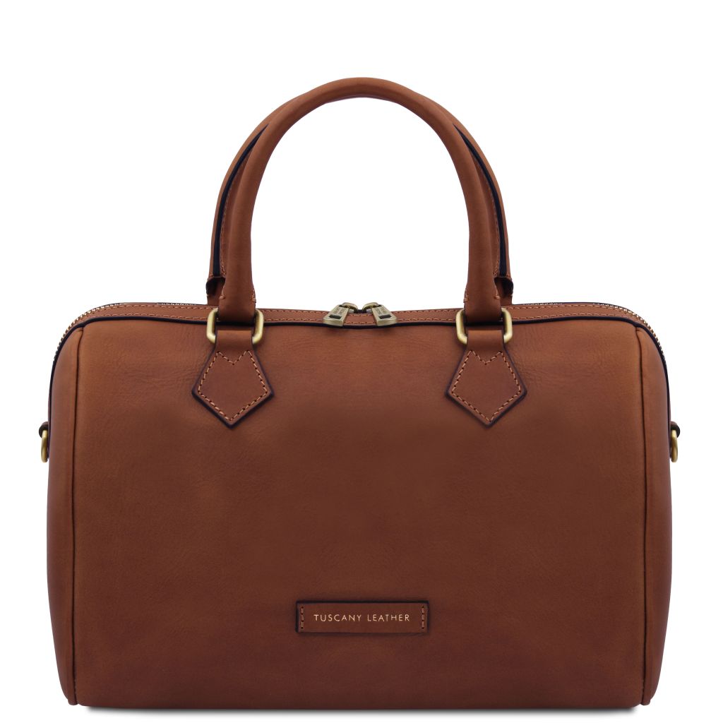 barrique-leather-duffle-bag-tl142573 - Ruskea
