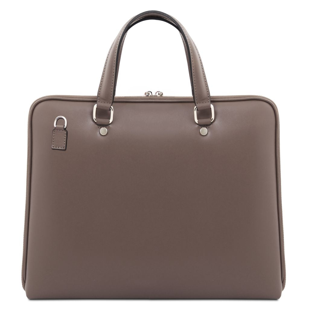 verona-saffiano-leather-business-bag-tl142547 - Tumma taupe - kuva 3