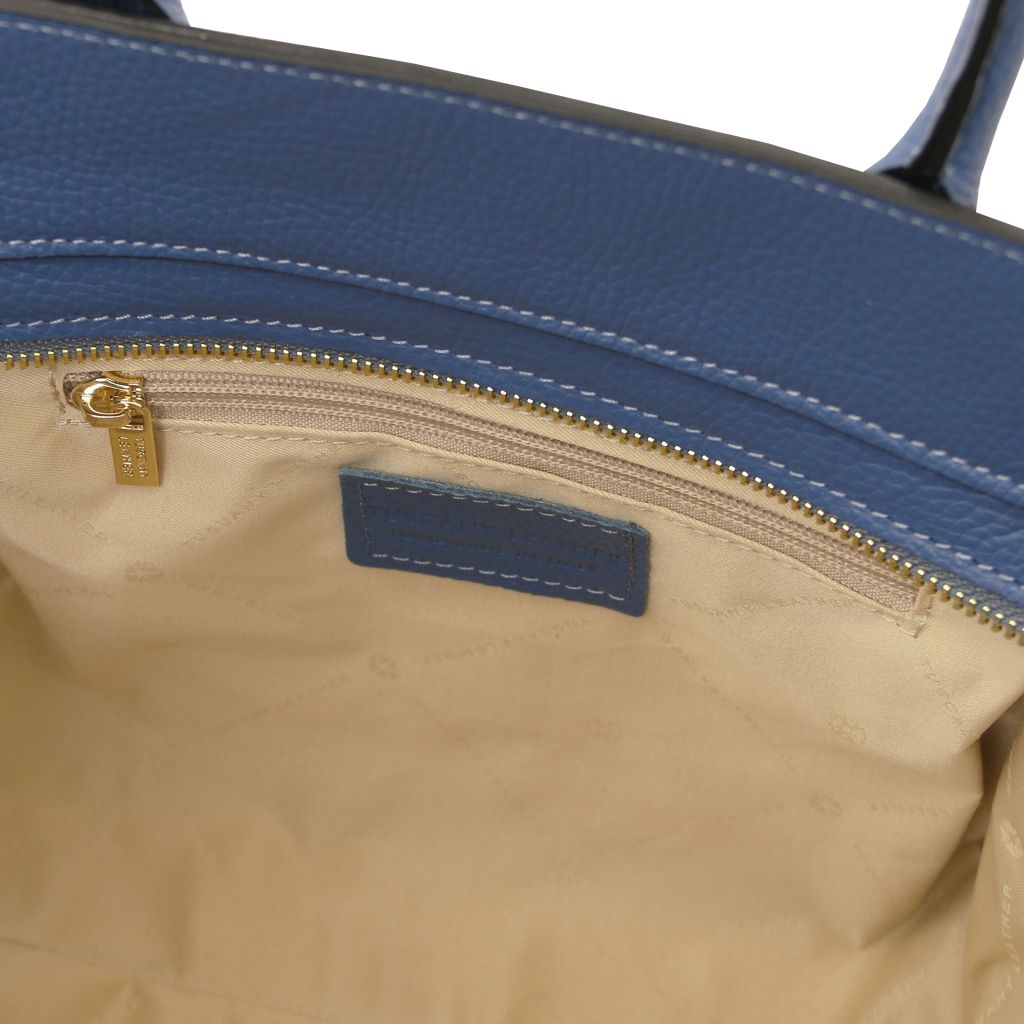 origami-leather-tote-tl142507 - Deniminsininen - kuva 5