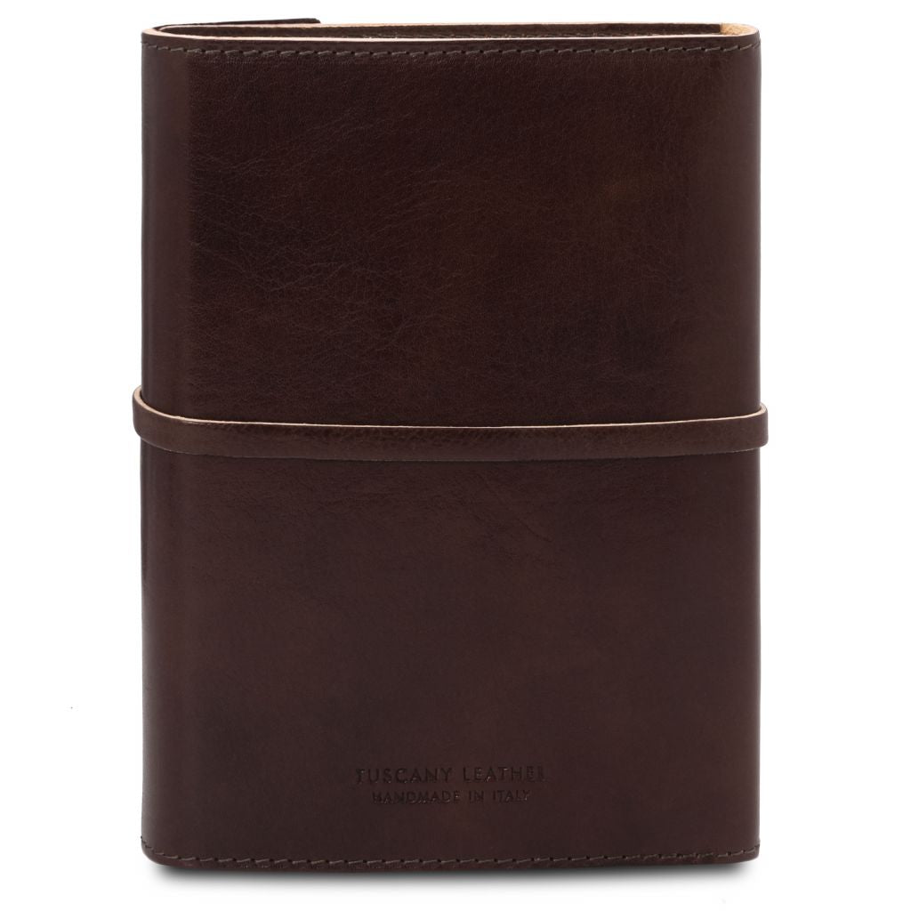 leather-journal-notebook-tl142027 - Tummanruskea - kuva 3